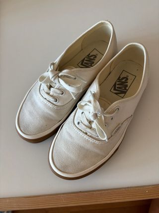 Vans Authentic Blancas - Talla 35