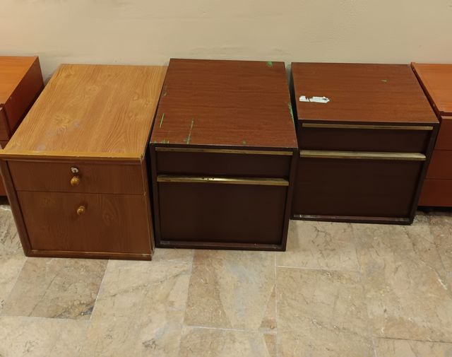 3 Cajoneras Madera - Oficina