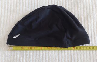 Cuffia nera per piscina, Nuoto in Tessuto - Unisex
