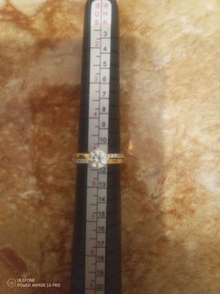 Anillo oro bajo