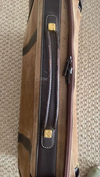 Maleta Loewe ante marrón