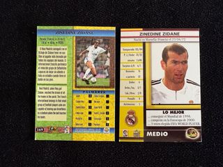 Lote Cromos Zidane Real Madrid