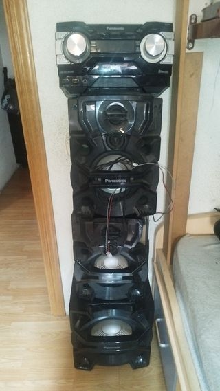 Minicadena Panasonic negra
