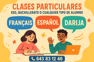 Clases de francés con Soufiane!