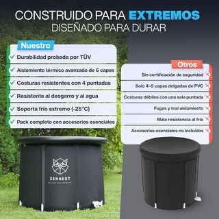 Bañera hielo Zennest - Inmersión fría
