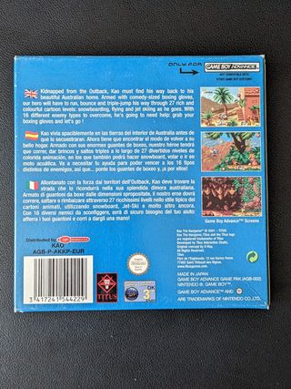 Vídeojuego Kao the Kangaroo - Gameboy Advance