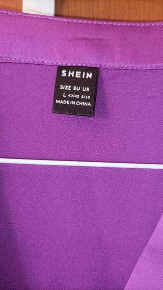 Blusa morada Shein - Talla L
