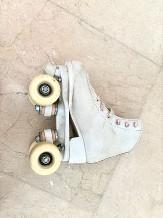 Patines Oxelo blancos/rosas