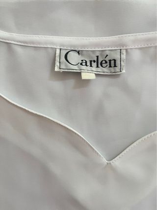 Top blanco Carlen - 