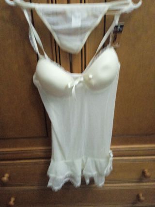 Conjunto lencería blanco