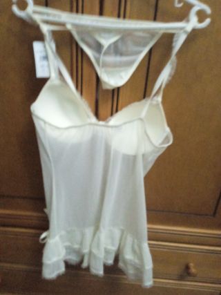 Conjunto lencería blanco