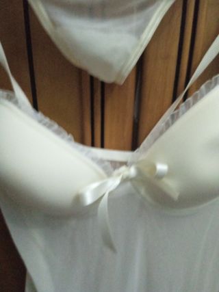 Conjunto lencería blanco