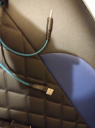 Auriculares gaming azules