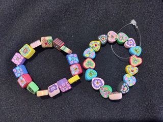 Pulseras multicolor