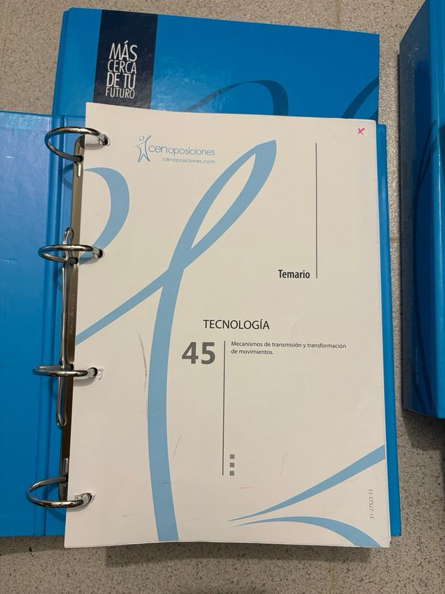 Apuntes oposiciones Secundaria Tecnología