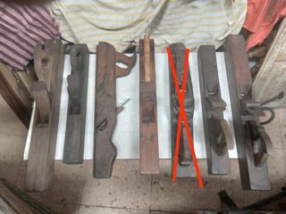 Cepillos carpintero antiguos