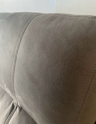 Sofá chaise longue gris - 3 plazas