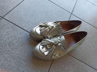 Zapatos Wonders Plata