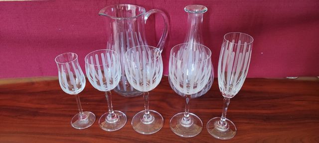 Juego cristalería 12 piezas - 5 modelos