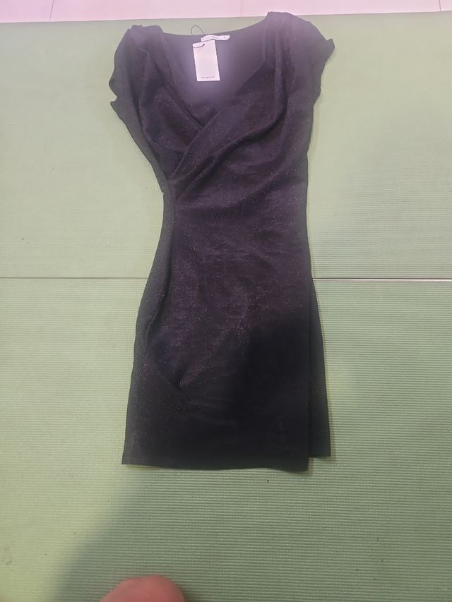 Vestido Mango negro talla S