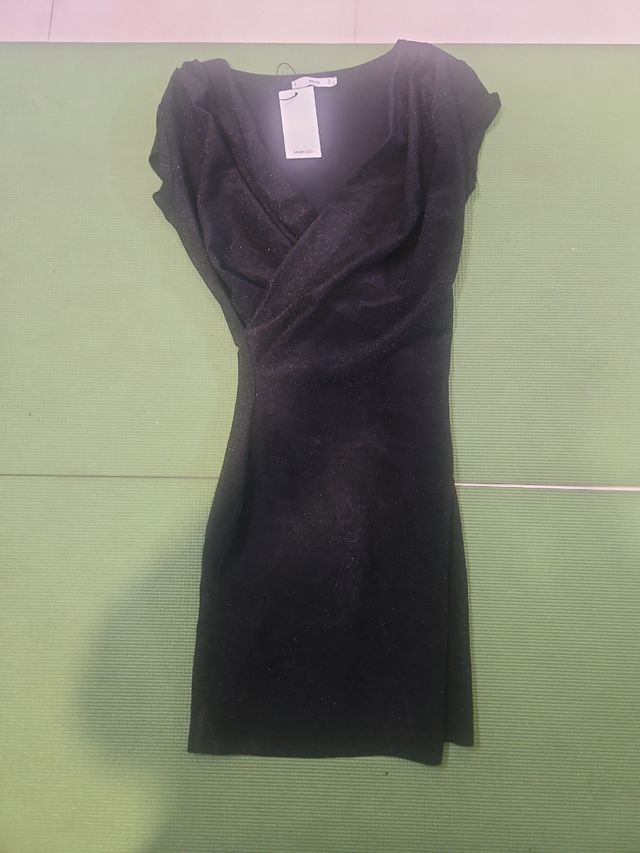 Vestido Mango negro talla S