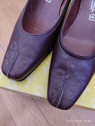 Zapatos Pitillos marrones - Piel - Nuevos