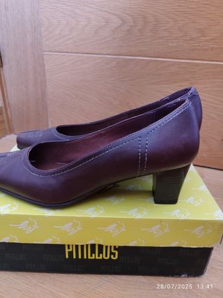 Zapatos Pitillos marrones - Piel - Nuevos
