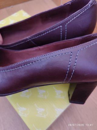 Zapatos Pitillos marrones - Piel - Nuevos