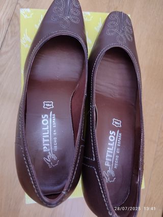 Zapatos Pitillos marrones - Piel - Nuevos