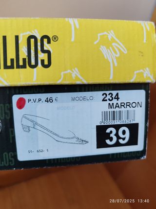 Zapatos Pitillos marrones - Piel - Nuevos