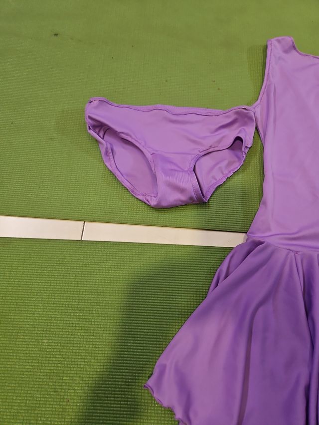 Vestido baile niña morado 10-12 años