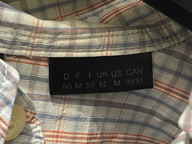 Camicia Fila a quadri taglia 50