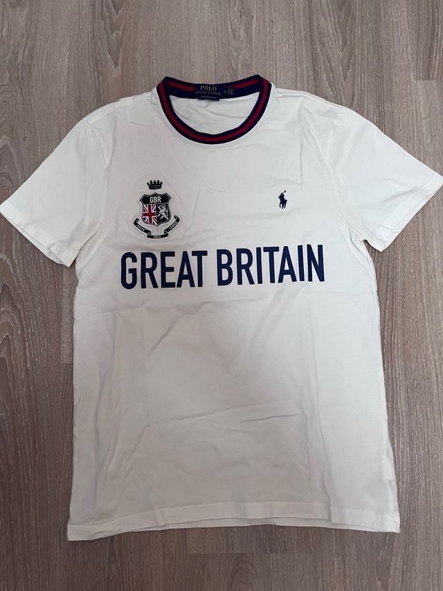 Camiseta Ralph Lauren GB, M/L