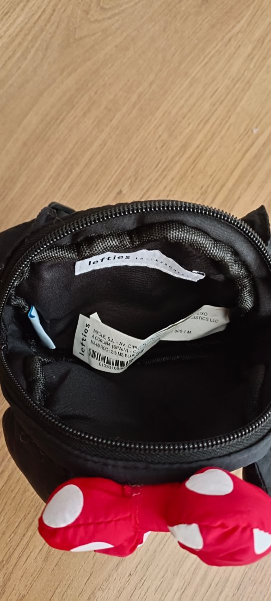 Riñonera Minnie Mouse - Negra