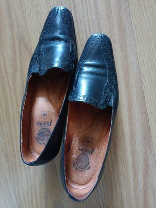 Zapatos Pitillos negros tacón