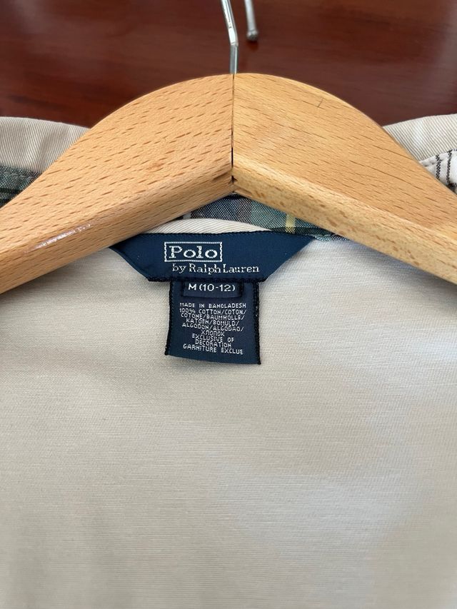 Chaqueta Ralph Lauren beige. Talla M (10-12 años)