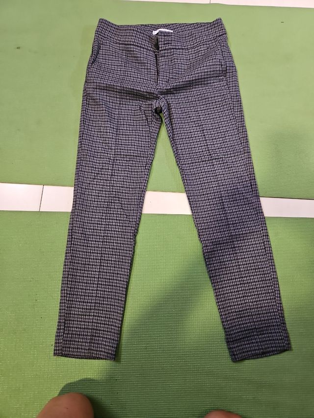 Pantalón Mango XS - Gris/Negro