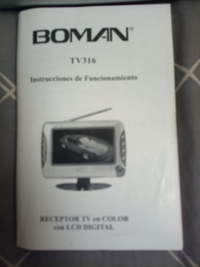 TV portátil Bowman TV316 - 7" LCD