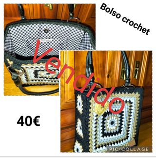 Bolso crochet hecho a mano