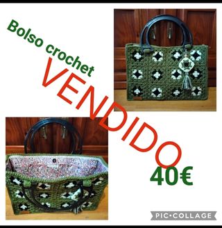 Bolso crochet hecho a mano
