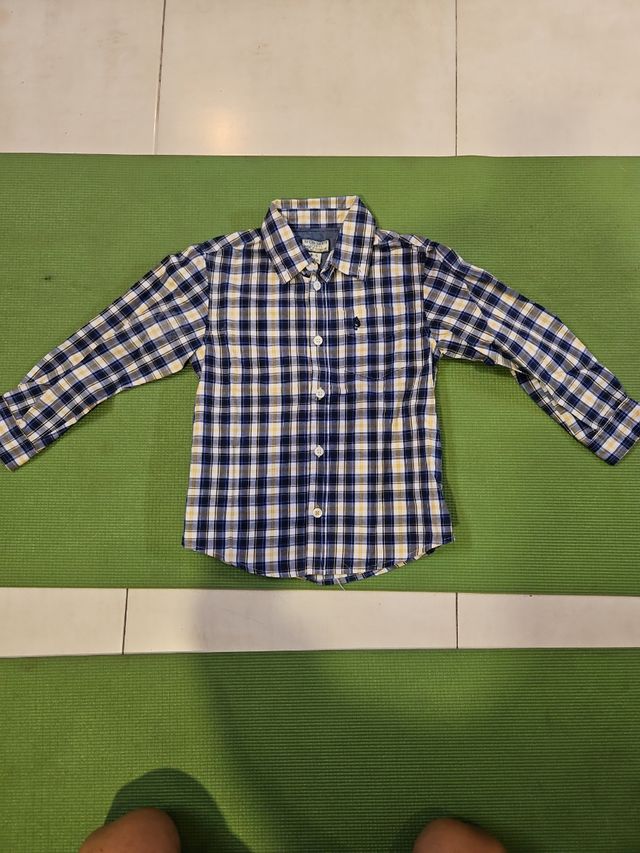Camisa niño Sfera 4-5 años cuadros