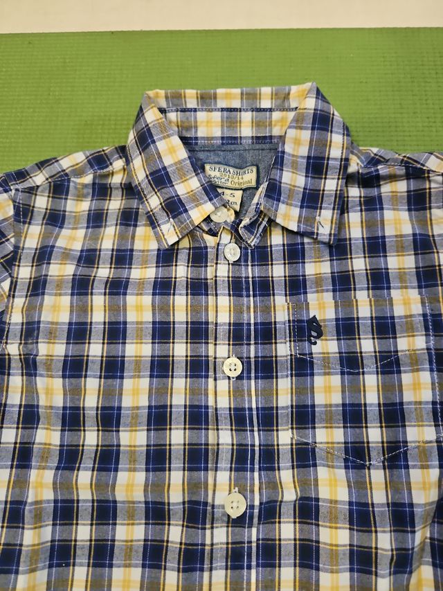 Camisa niño Sfera 4-5 años cuadros