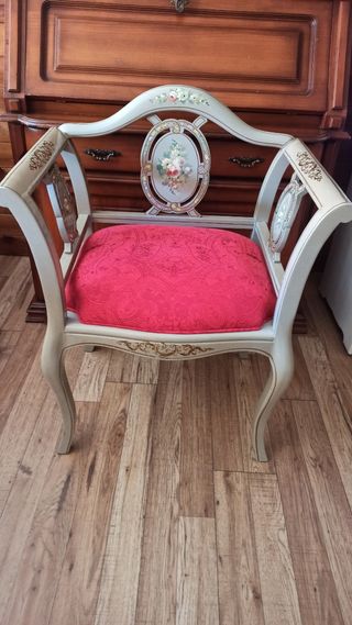 Silla madera estilo vintage