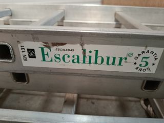 Escalera Aluminio Escalibur 2 tramos 17+17 poleas