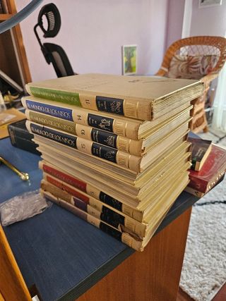 Lote de 22 libros usados.
