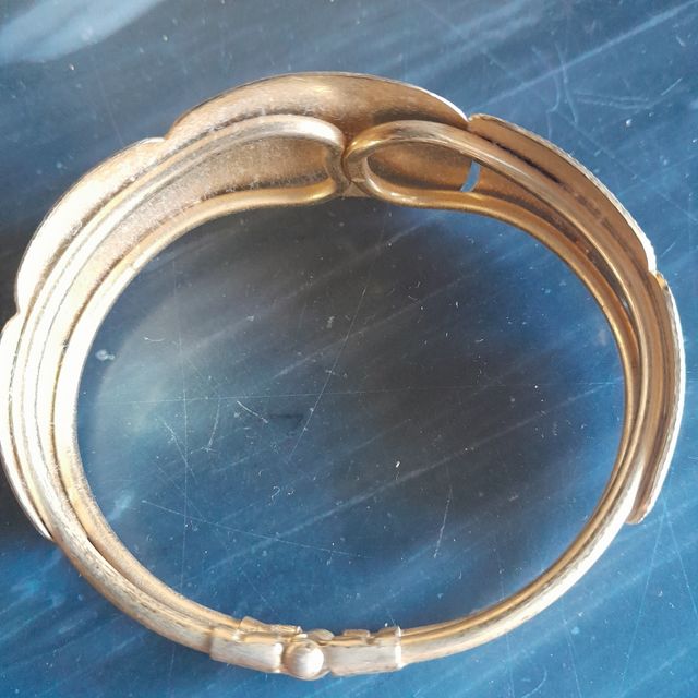 Bracciale rigido smalto fiori farfalle