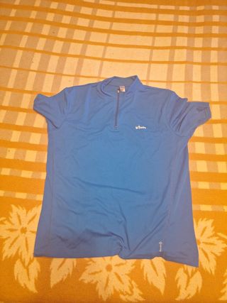 Maillot ciclismo btwin XL azul