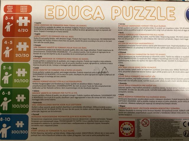 Puzzle 300 piezas animales Educa