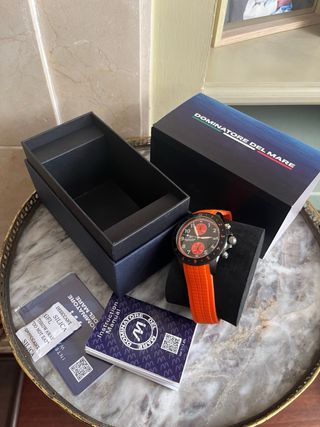 Reloj Dominatore del Mare - Negro/Naranja