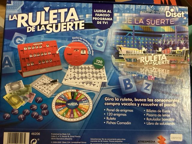 La Ruleta de la Suerte juego de mesa